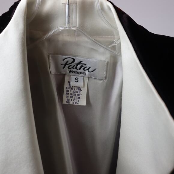 Patra Woman Velvet Jacket Size S Purple - Picture 6 of 6